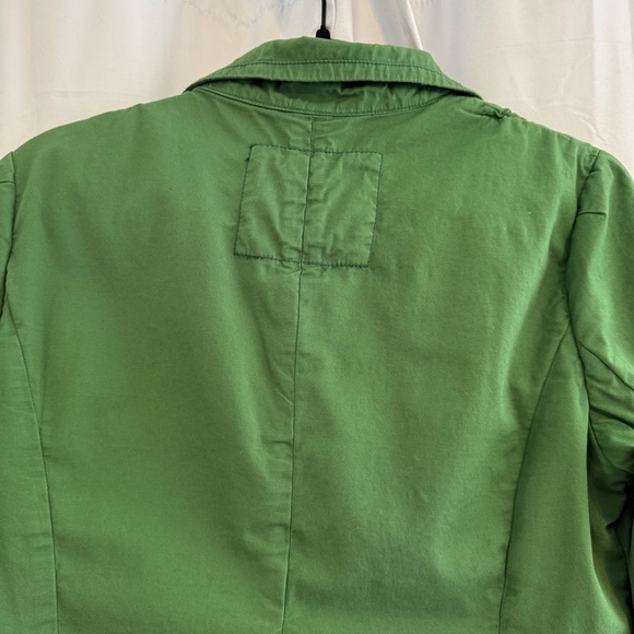 Daughters of the Liberation Blazer Jacket Green Cotton Womens 8 - Picture 7 of 13